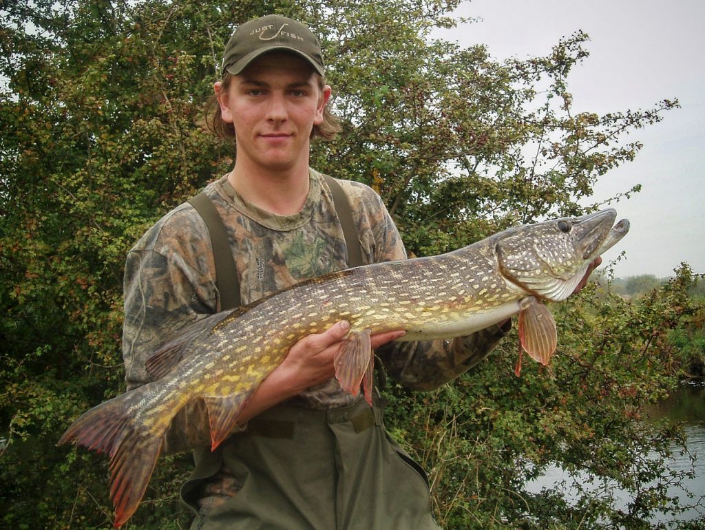 This beautiful double-figure river pike went 14lb 9oz
