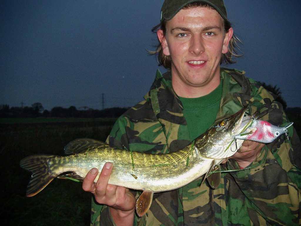My first pike caught on a lure I made myself