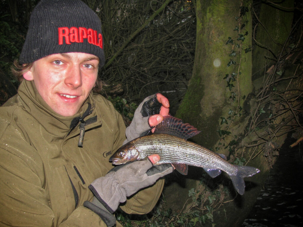 1lb Grayling from the Derbyshire Derwent 