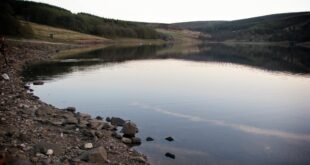 Fishing at Errwood Reservoir near Buxton