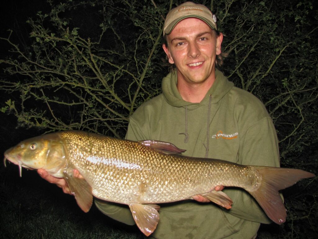 Double figure River Derwent barbel 