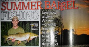 Short Session Barbel Fishing article in Coarse Angling Today magazine