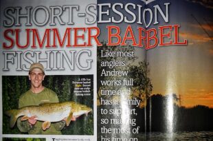 Short Session Barbel Fishing article in Coarse Angling Today magazine