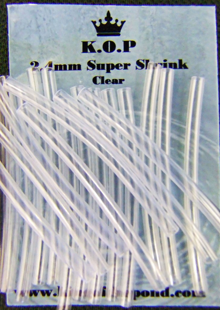 King of the Pond Clear Rig Shrink Tubing