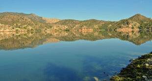 The river Ebro at Riba Roja