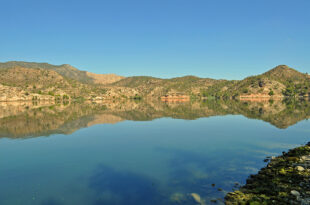 The river Ebro at Riba Roja