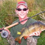 Fly-caught perch PB 2lb 15oz