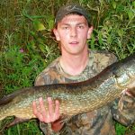 Lure-caught pike PB 15lb 9oz