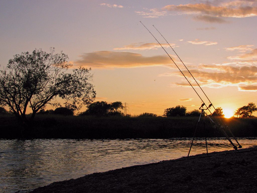 River Dove angling sunset