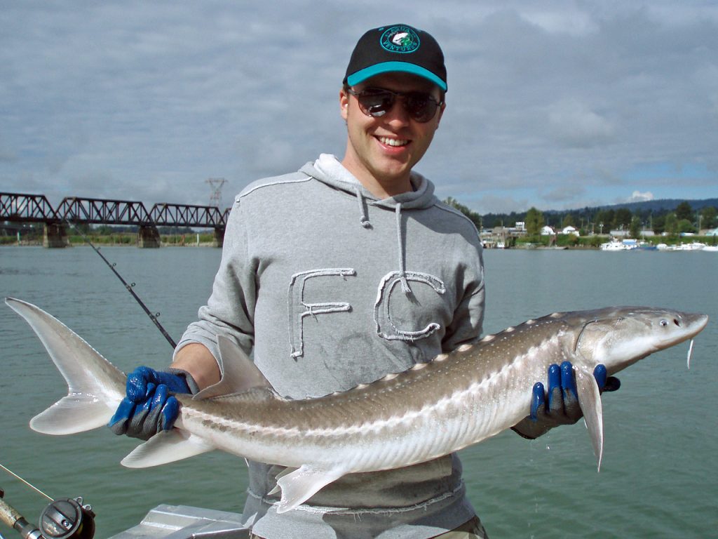 Sturgeon fishing in Canada