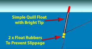 Lift method rig diagram - how to set up the lift method fishing rig