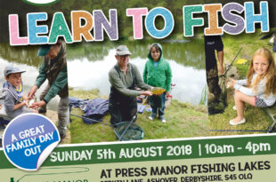 Learn to fish for free at Press Manor Fishing Lakes near Chesterfield