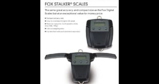 Fox Stalker Scales - poor product but excellent customer service