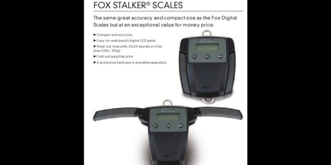 Fox Stalker Scales - poor product but excellent customer service